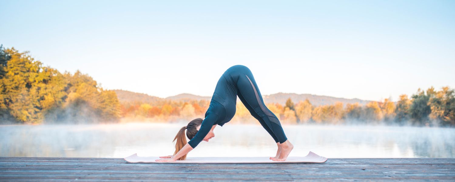 Girl practice Adho Mukha Svanasana Facing Dog Pose